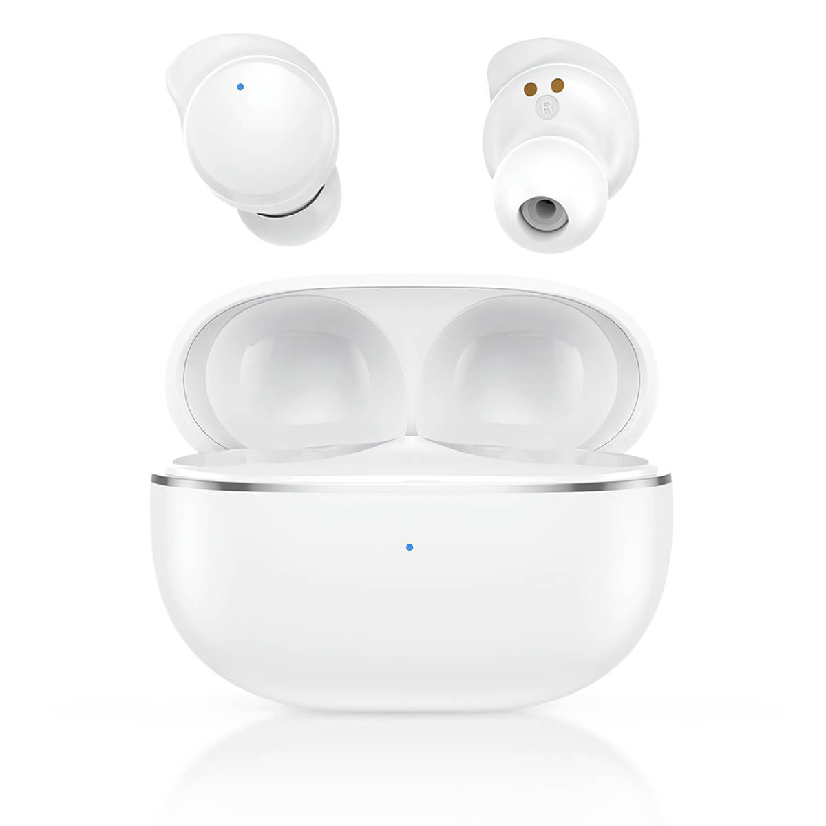 Woyax Dots Mini Bluetooth Kopfhörer, Leichte Drahtlose In-Ear Kopfhörer Eingebautes Mic, HiFi Stereo