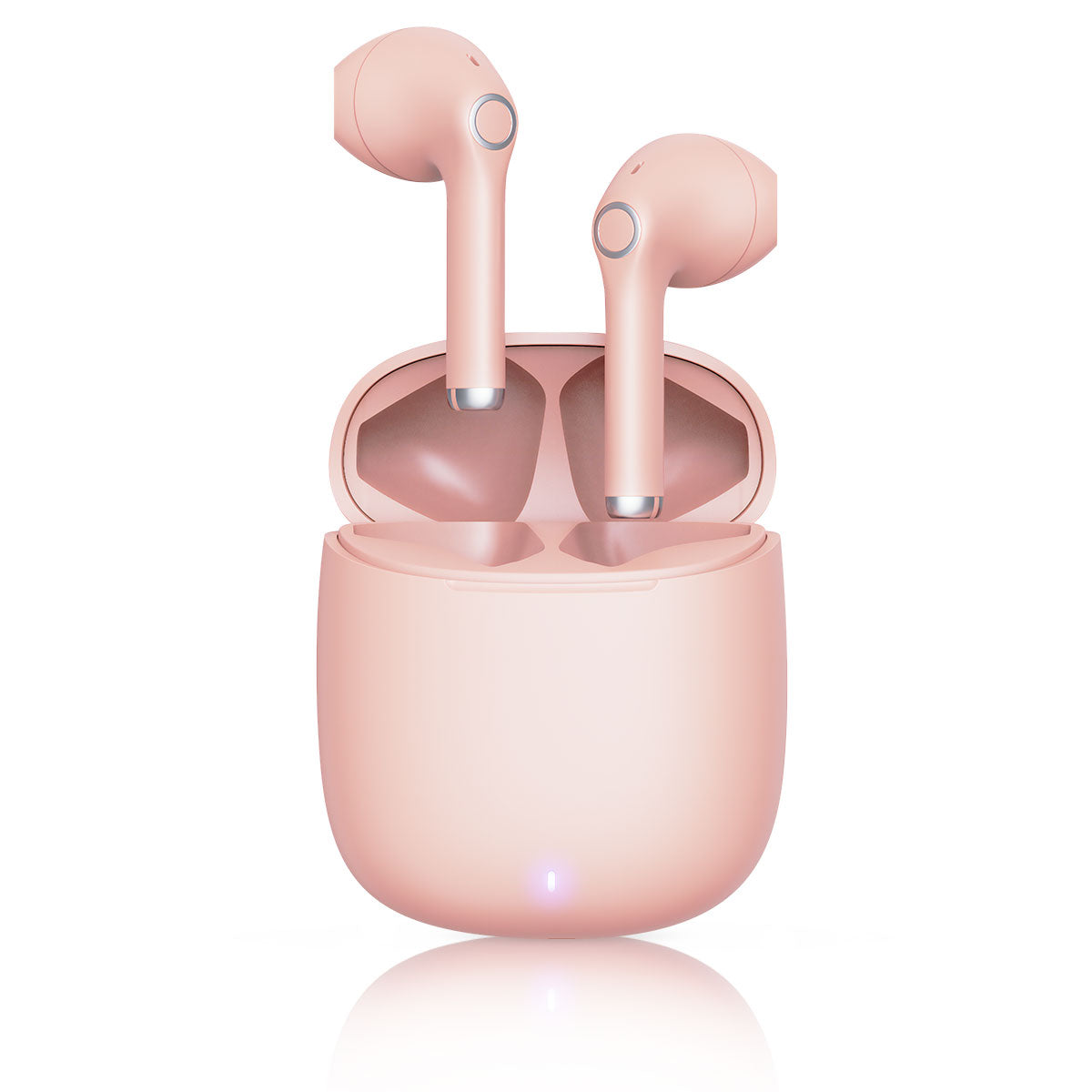 Woyax Curvy Kabellose Bluetooth Kopfhörer, HD-Mikrofon, Ultraleicht, HiFi-Sound – Pink