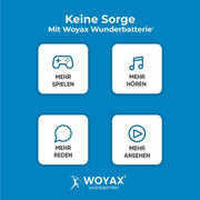 Woyax Wunderbatterie Akku für Samsung Galaxy S4 MİNİ / I9192 / I9195(Europe) Ersatzakku / B500BE Woyax