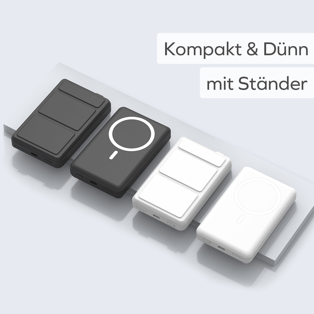 Woyax 20W 10000mAh Magnetische Powerbank MagSafe Ladegerät mit Ständer Für iPhone 15 14 13 12